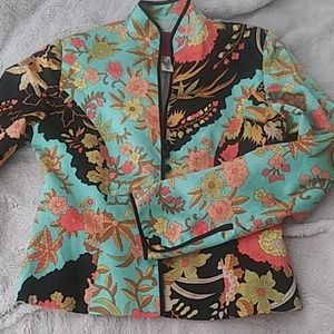 Silk jacket by JK collections